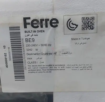 Ferre Built-In Oven BE9