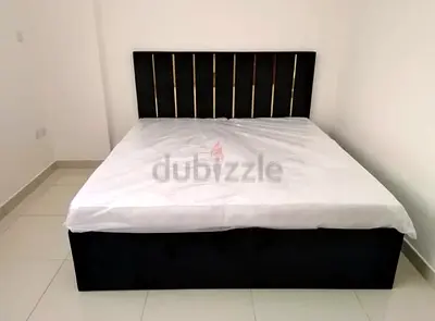 Brand New Stylish Black Bed Frame with medical Mattress