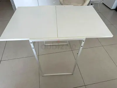 IKEA MUDDUS Drop Down Kitchen Table, White, 48/92 x 60 cm