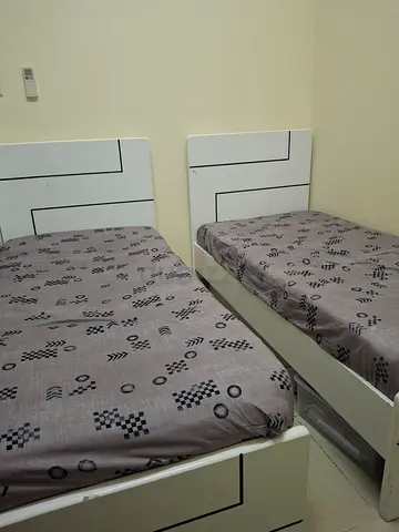 2 Single Beds With Mattresses