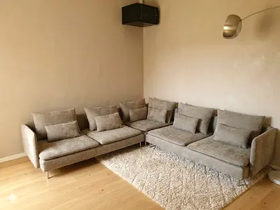 Ikea Soderhamn grey corner sofa
