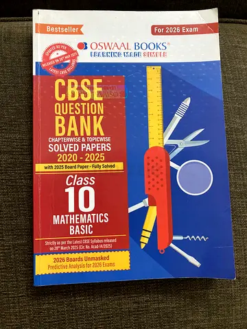 Oswaal CBSE Class 10 Mathematics (Basic) Question Bank - 2026