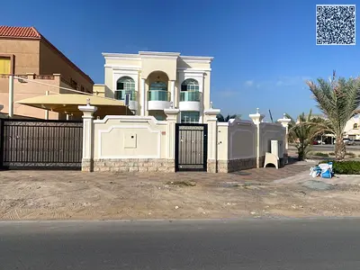 Villa for sale in Al Muwaihat 1 area, corner plot on two streets, 5000 sq ft