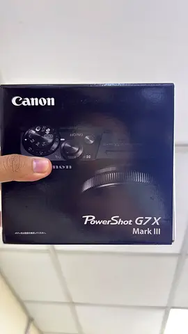 Canon G7x mark III black camera