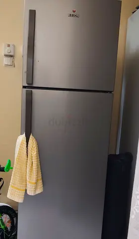 Silver Refrigerator in Good Condition
