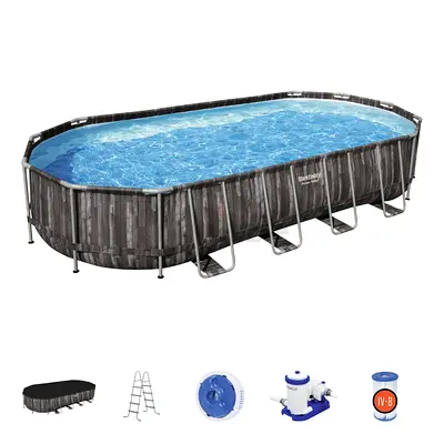 5611T- 732x366x122 cm Bestway Power Steel Above Ground Pool