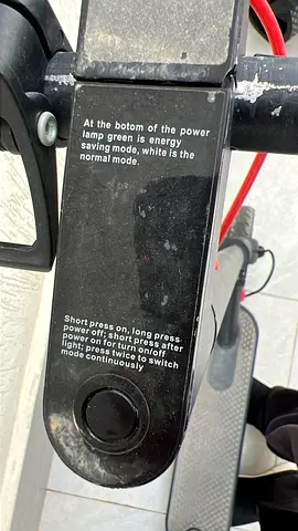 Used Electric Scooter — Working, Light Wear