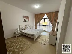 Luxury one-bedroom apartment with a balcony and open views. Al Jurf, Jasmine Towers. Fully furnished