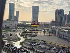 2BR + living room in Al Taawun, Sharjah. 2 baths, open view, clean building, prime location near ser