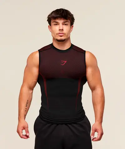 Onyx 5.0 Tank - Black/Carmine Red