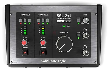 Solid State Logic SSL 2+ USB Audio Interface — Used, Fully Working