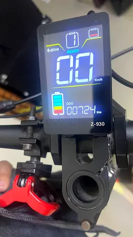 E-Bike Display Screen with Odometer