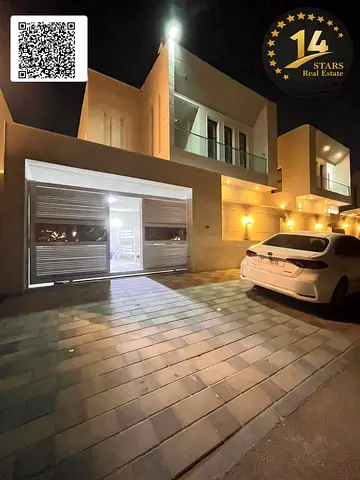 For rent: Luxurious modern 5-bedroom villa in Al Yasmeen area, Ajman - near Sheikh Mohammed Bin Zayed Road