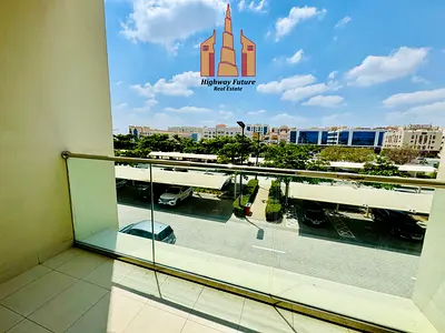 ATTRACTIVE BIGGER STUDIO WITH BALCONY IN ALZAHIA GARDEN WITH AMERICAN KICHEN +AMENITIES