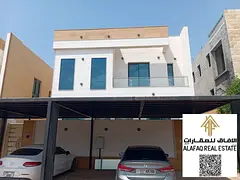 Villa for rent in Al Yasmeen 5 bedrooms 7 bathrooms majlis and hall maid room main kitchen and prep