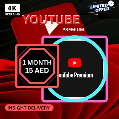 YOUTUBE PREMIUM 4K 1 MONTH AD FREE ACCOUNT ACTIVATED