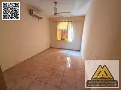 ✨ Studio for annual rent in Al Mowaihat – Ajman with a semi-separated kitchen and practical layo