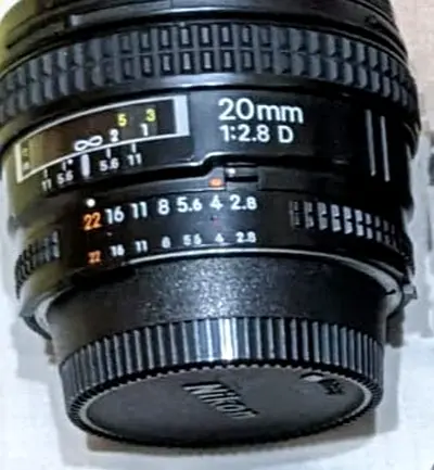Nikon 20mm F2.8 Full Frame Lens
