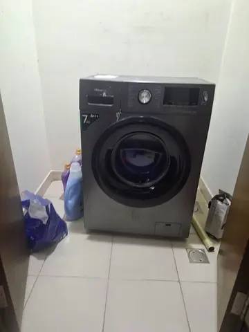 My 7kg front load washing machine - Silver (used)