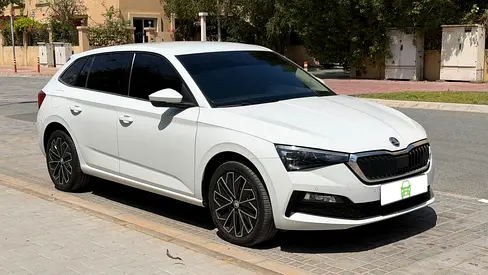 SKODA SCALA # 2023 GCC # AGENCY MAINTAINED # ACCIDENT FREE CAR FOR SALE AED 48000.