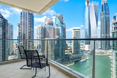 Bright &amp; Stylish 4-Bedroom Marina View Apartment | Walk to JBR | All Bills Included
