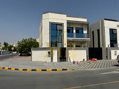 Corner villa with electricity, water, and sewage, next to the mosque. Own your dream villa and inves