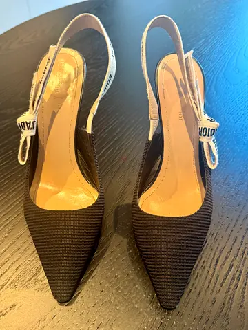 Dior JAdior Slingback Pump
Black Technical Fabric