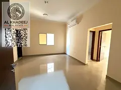 A spacious one-bedroom apartment with a balcony and open views in the Al-Aliya area, near Mohammed B