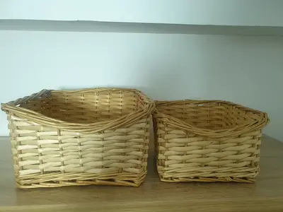 IKEA PINE BASKET SET