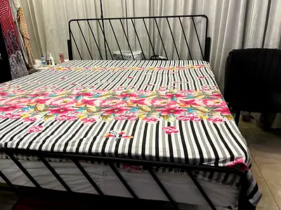 King size bed with mattress