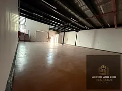 Warehouse for annual rent in Al Jurf Industrial Area 1, area 4,251 sq ft, 57 kW electricity, equippe