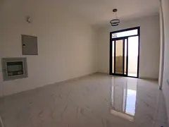 Brand new front view || unique finishing ■Luxury 1_BR with balcony 42k_on road building al jada
