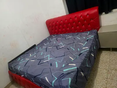 Modern Red Bed Frame without mattress for urgent sale