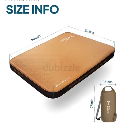 Self inflated air mattress