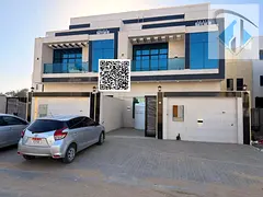 Townhouse villa for sale in Al Yasmin - Modern design, ground floor, first floor and roof with super