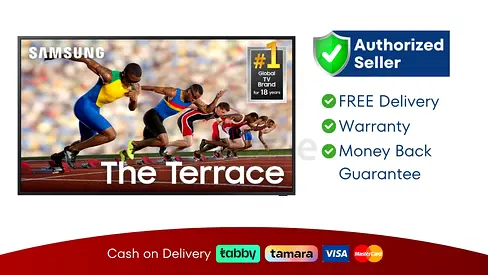 Samsung 65 inch TV Smart Terrace QLED - 4K - Brand New | 1 Year Warranty | FREE Delivery