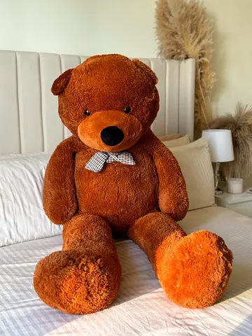 Large Brown Plush Teddy Bear