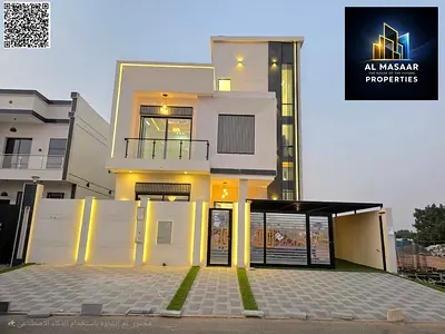 Luxury super deluxe villa for sale in Al Helio 2 area, Ajman, all-inclusive price