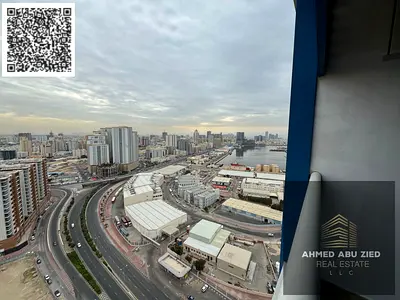 افخم وارقي واجمل غرفتين وصاله 2حمام بلكونه اطلاله مفتوحه تكييف مركزي تشطيبات سوبر ديلوكس موقع مميز وحيوي بجوار الخدمات سهل الوصول لدبي والشارقه