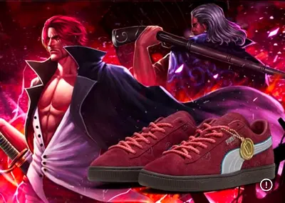 One Piece x Puma Limited edition Collaboration (Shanks Edition)