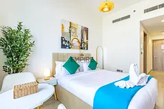 Brand new studio / 12 chequs payment/burj Khalifa view