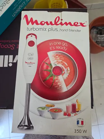 Moulinex Turbomix Plus Hand Blender 350W — Boxed, Good Condition