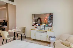 Modern Studio JVC | Sleeps 3 | Fully Furnished | Multiple Cheques