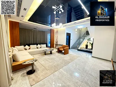 فيلا بسعر شامل كهرباء ومياه ومكيفات على الشارع الرئيسي جاهزة للسكن في أرقي مناطق عجمان تملك حر لجميع الجنسيات فيلا فاخرة للبيع في الياسمين - عجمان