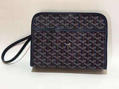 Goyard bag for men navy pouch