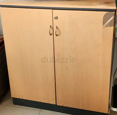 Double Door Wooden Cabinet 80x90 cm ( Multipurpose )