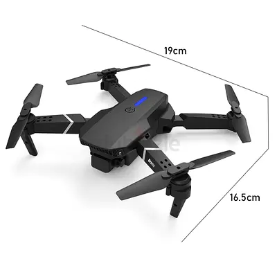 Foldable E88 Pro Max Drone with 4K Dual Camera for Adults,  (CASH ON DELIVERY ALL UAE)