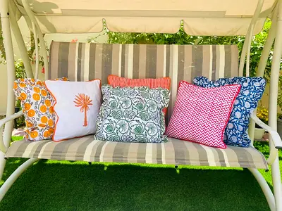Colorful Hand Block Cushion CoverCollection - Set of 4/5/6