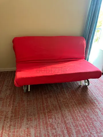 Sofa bed red