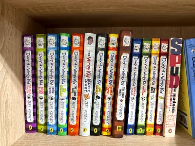 Diary of a Wimpy Kid Collection – 15 Books (9 Hardcover) – Great Condition